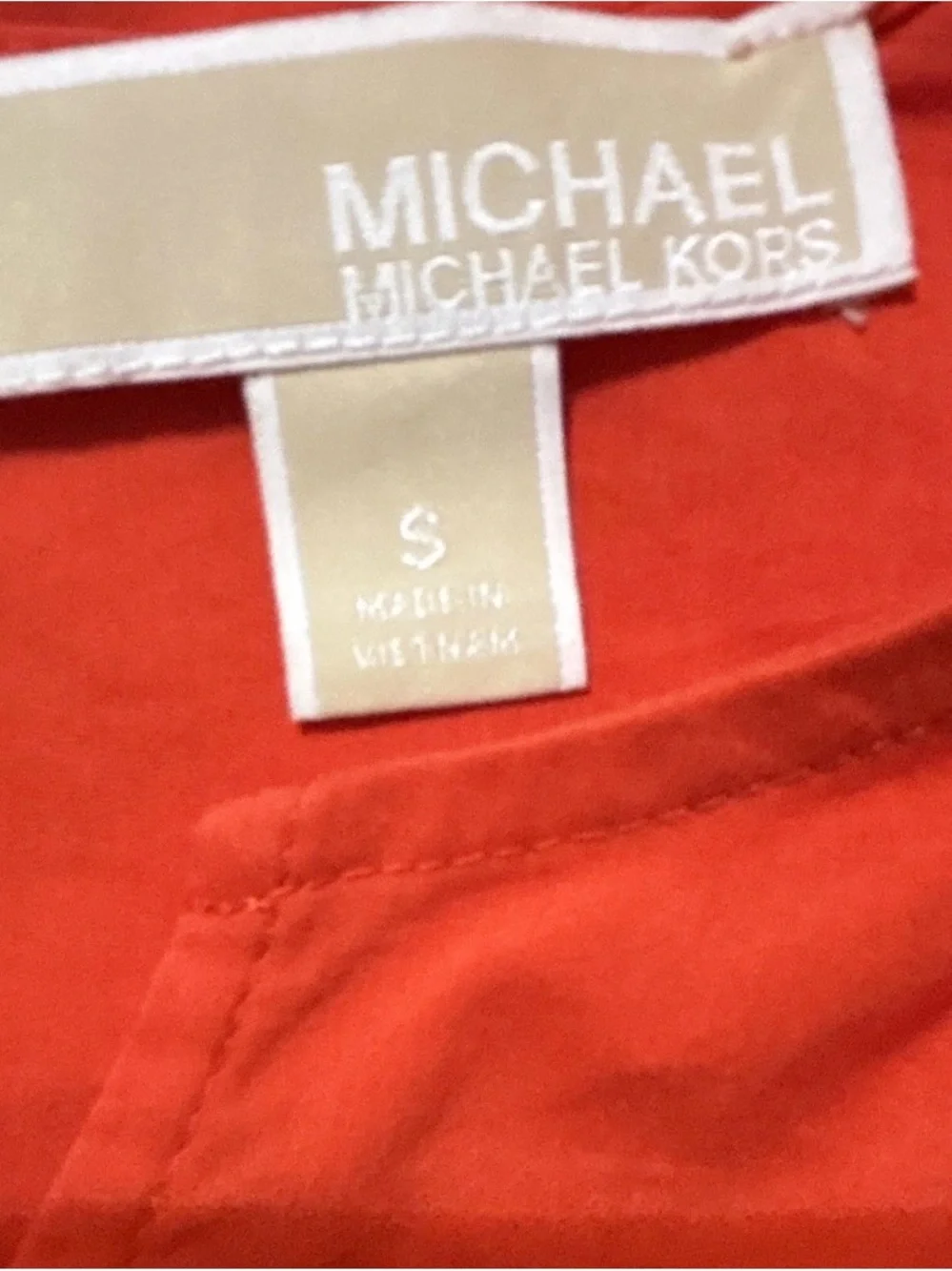 Michael Kors Orange-Red Top
